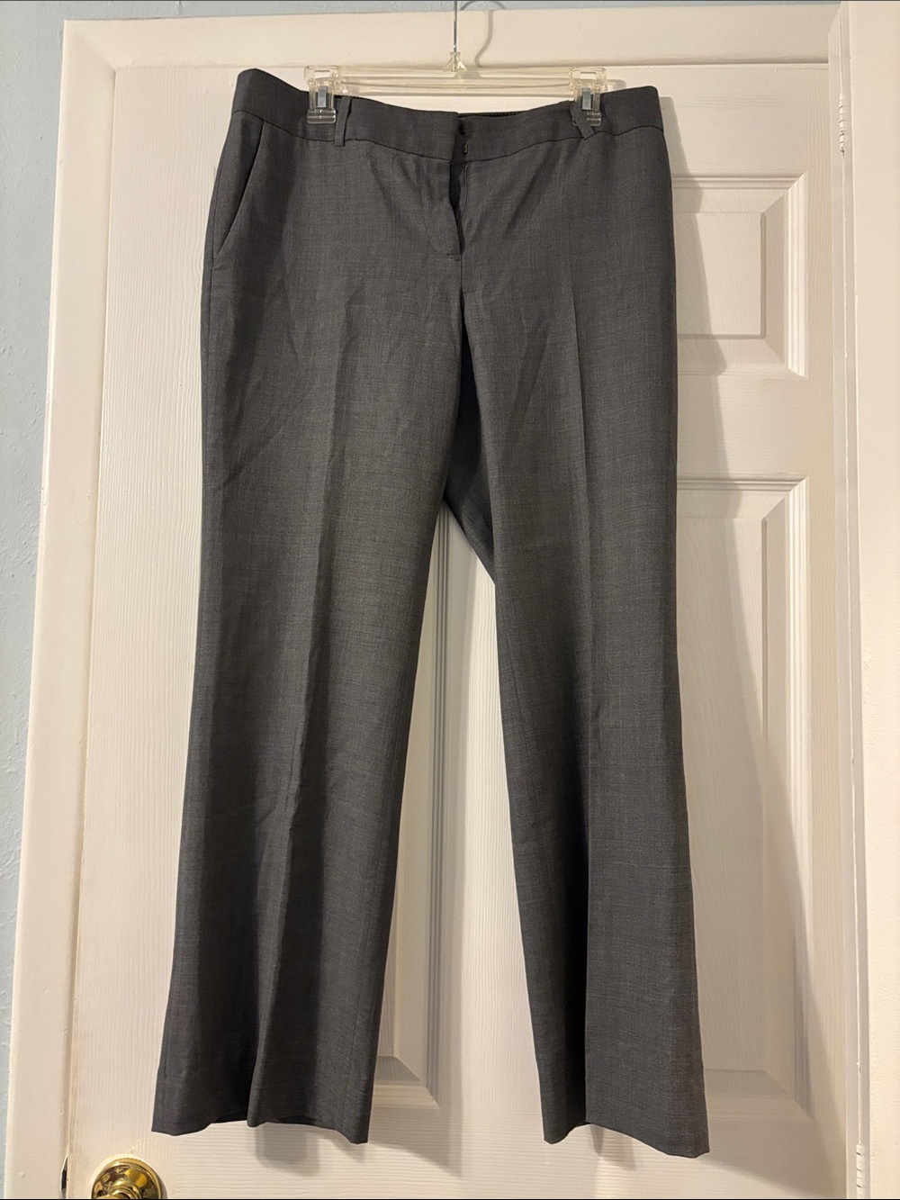 J. Crew Women's Straight Leg Trousers - Charcoal Gray